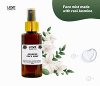 Love Earth Jasmine Mogra Face Mist Toner with Jasmine Oil & Extracts for Instant Glow & Even Skin Tone 100ml