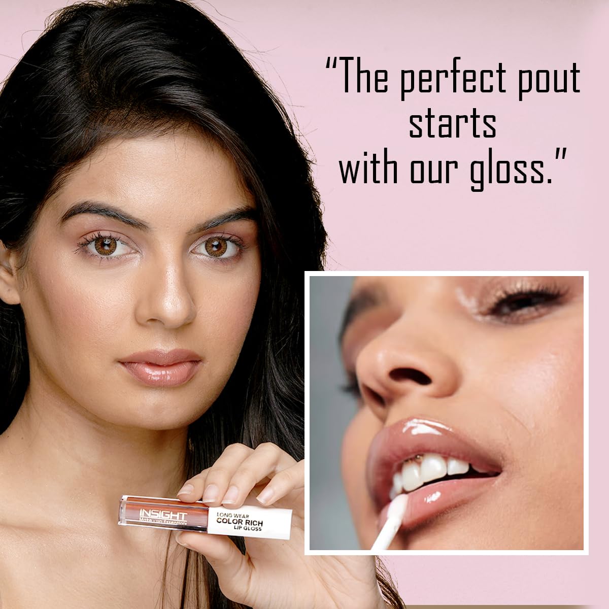 INSIGHT Long Wear Color Rich Lip Gloss, Glossy Finish - LG41-01