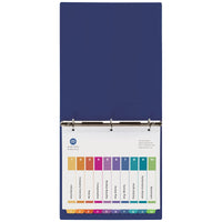 Avery Extra-Wide Ready Index Dividers for 3 Ring Binders, 10 Tab Set, Printable Table of Contents, White Paper, Multicolored Tabs, Works with Sheet Protectors, 1 Set (11165)