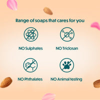 Himalaya Herbals Almond & Rose Soap, 75gm