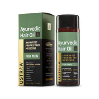 USTRAA Hair Growth Vitalizer 100ml – Clinically Tested | Hair Oil With Redensyl, Saw Palmetto, Vitamins, & Ayurvedic Hair Oil 200ml - with 8 Natural Herb extracts, With Red Onion,Bhringaraj,Neem
