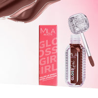Mila Beauté Gloss Girl Lip Gloss | Enriched With Mango Seed Butter & Hyaluronic Acid | Light Weight & Non-Sticky Formula | Gives Fuller-Lip Effect & Extra Hydration | High Shine Finish - Dont Know, 2.8 ml