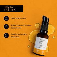 Deconstruct 10% Non-Irritating Vitamin C Face Serum | 10% Vitamin C + 0.5% Ferulic Acid | Water Based Serum Highly Stable Vitamin C Face Serum For Women And Men | 30 Ml Each, Pack Of 2