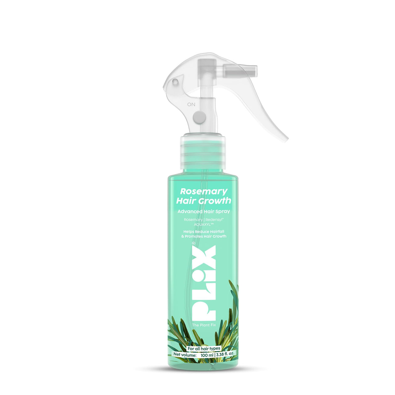 PLIX - THE PLANT FIX Rosemary Hair Growth Advanced Hair Spray for fuller, thicker hair | Redensyl® & Rosemary Extract | Easy to Use | Mess-free | Stimulates Hair Follicles & Promotes Hair Growth | For All Hair Types | 100ml