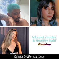 2.Oh! Italian- Tropical Blue Hair Color DIY Kit | Semi Permanent Hair Color + Hair Bleach for Hair Color | Hair Highlights for Women & Men | Hair Bleach with Plex & Argan oil| Lightening Kit