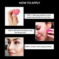 STARS COSMETICS Derma Series Foundation Color Palette & Translucent Powder, Matte Finish Long lasting Waterproof Face Makeup Cream Suitable For All Skin Types (DERMA PALETTE & BEIGE MATT)