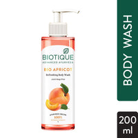 Biotique Basil & Parsley Body Wash, Transparent, 200 ml And Biotique Almond Oil Ultra Rich Body Wash, Botanical Extracts, 200 ml And Biotique Apricot Body Wash, Transparent, 200 ml
