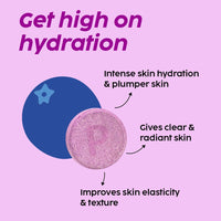 PLIX - THE PLANT FIX Hyaluronic Acid 15 Effervescent Tablets For Radiant Skin|Blueberry Flavor Pack Of 1|Superfoods Enriched|Supports Skin Hydration|Helps To Reduce Fine Lines|Vegan, 90 grams