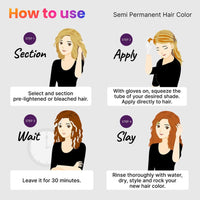 2.Oh! Italian- Ginger Spice Hair Color For Women & Men | Ammonia-Free DIY Semi Permanent Hair Color | Enriched with Argan Oil | Lasts upto 6-8 Washes