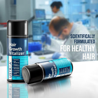 Ustraa Hair Growth Vitalizer - 100 ml - Clinically Tested | With Redensyl, Saw Palmetto | Non-sticky, Non-oily & Hair Cream - Daily Use - 100 g | with Wheat Germ Oil, Almond Oil | For All Hair Types