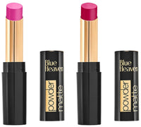 Blue Heaven Powder Matte Lipstick Barbie Doll & Blue Heaven Powder Matte Lipstick Apple Orchard