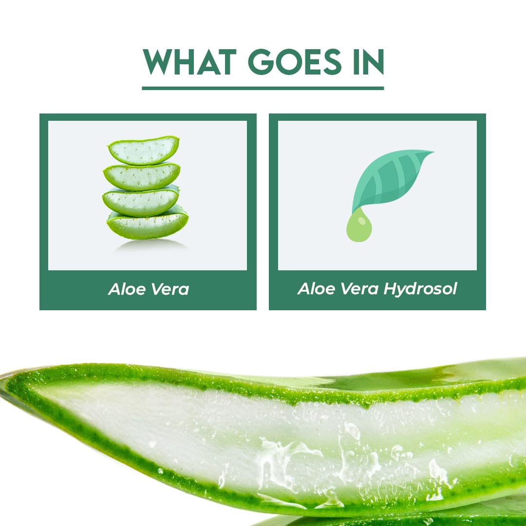 Jovees Herbal 100% Pure Aloe Vera Multipurpose Gel For Face, Skin & Hair | Aloe Vera Gel For Hydrates, Moisturized & Even Tone Skin | Suitable For Men & Women- 85g