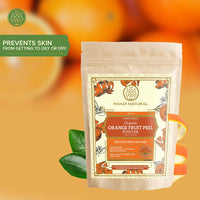 KHADI NATURAL Orange Fruit Peel Organic Powder Pack of 2 (2x100gm) 200gm