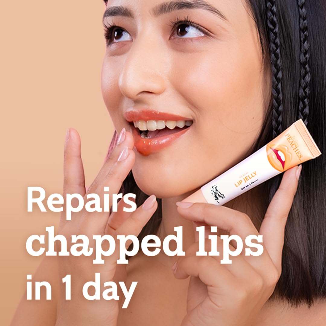 Chemist At Play Peach Tinted Lip Balm for Dark, Dry, Chapped and Pigmented Lips| Gives 24 hours moisturization| SPF 50 PA++++| Has 2% Kojic Acid, Hyaluronic Acid, ceramides & Peptides| 10gms