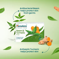 Himalaya Neem & Turmeric Soap, 125g (Pack of 5)