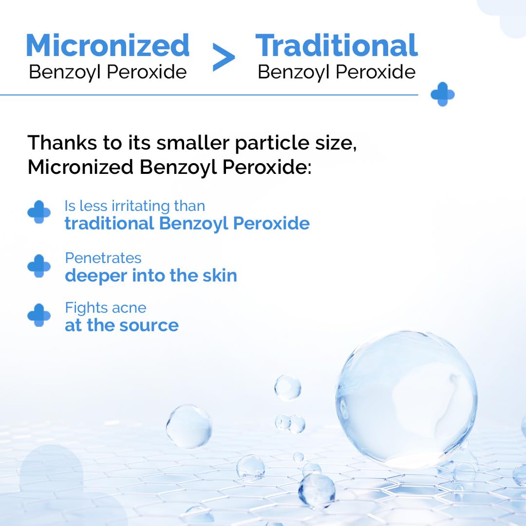 The Derma Co. 2.5% Benzoyl Peroxide Gel Face Wash | With Ceramide Complex & Glycerin | Treats Active Acne | Kills 99.9% of Acne Bacteria | Non-Drying Formula | For Oily & Acne Prone Skin | For Men & Women | 100 ml