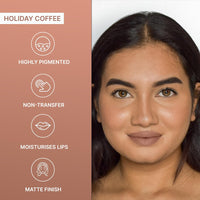 Love Earth Liquid Mousse Lipstick 2.O Matte Finish Combo Kit | Lightweight, Non-Sticky, Non-Drying,Transferproof, Waterproof Lipstick Set | Multicolor Mini Liquid Lipstick - (2Ml X 9) 18Ml