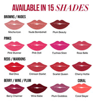 MyGlamm Ultimatte Long Stay Matte Liquid Lipstick-Rose Belle-2.5 g | Pink Lipstick With Vitamin E | 8hr Long Lasting Lipstick | No-Smudge, Waterproof Formula | Vegan & Cruelty Free