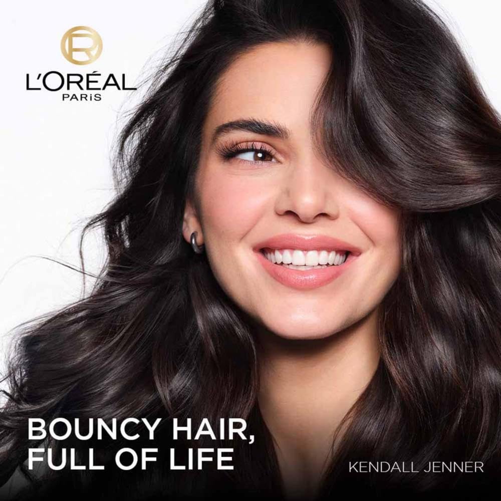 L’Oréal Paris Moisture Filling Shampoo, With Hyaluronic Acid, For Dry & Dehydrated Hair, Adds Shine & Bounce, Hyaluron Moisture 72H, 340Ml