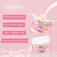 Globus Natural Rice Ceramide Revival Face Cream, Enriched with Sunflower & Coffee, For Glass Skin, 50 gm (Pack of 5)