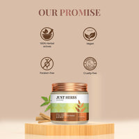 Just Herbs Ayurvedic Aglow Neem-Chandan 2 in 1 Dry Face Wash Skin Purifying Face Cleansing Powder, 100% Natural & Certified Ayurvedic, 65 GM