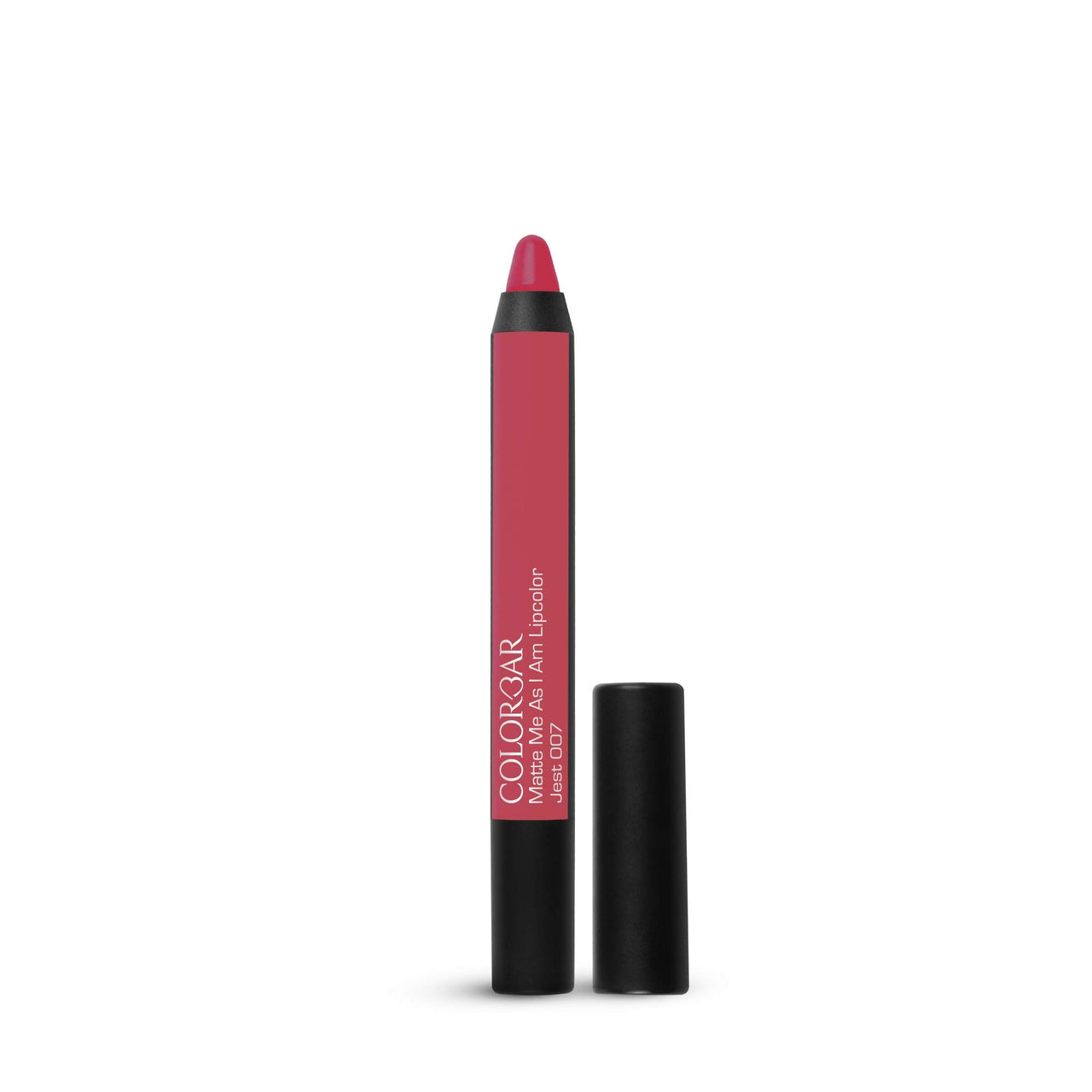 Colorbar Matte me as I am Lipcolor-Jest, Pink, 2 g | Moisturize and condition lips| Long Lasting | Waterproof and Smudge-proof
