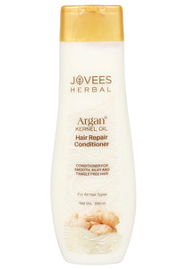Jovees Herbal Argan Kernel Oil Hair Repair Conditioner For Smoothens, Silky And Tangle Free Hair | Repairs Dry & Damaged Hair | Suitable for All Hair Types- 300ml