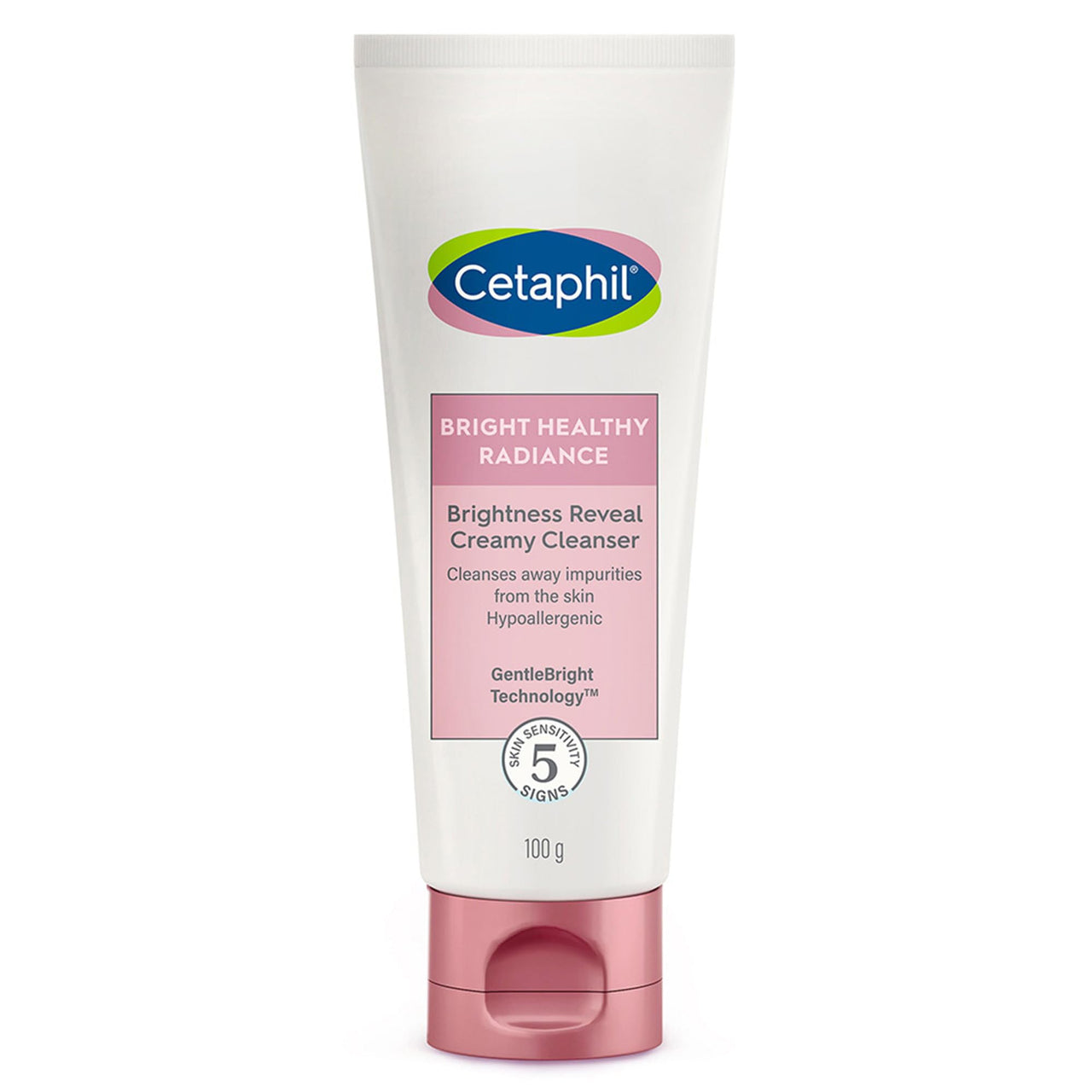 Cetaphil Brightness Reveal Creamy Cleanser - 100 G & Daily Advance Ultra Hydrating Lotion For Dry/Sensitive Skin, 100 G