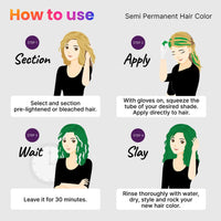 2.Oh! Italian- Emerald Green Hair Color For Women & Men | Ammonia-Free DIY Semi Permanent Hair Color | Enriched with Argan Oil | Lasts upto 12-15 Washes
