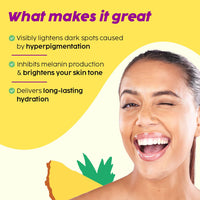PLIX - THE PLANT FIX Skin Depigmentation Pineapple Face Cream For Women & Men|Hyperpigmentation,Tan Removal & dark Spot Corrector|With Alpha Arbutin & SymWhite PLUS For Radiant & Even Toned Skin|50 g