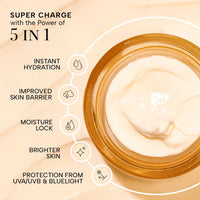 Ras Luxury Oils Super Charge Day Cream with SPF 30 PA++++ Goji Berry & Ceramides | Moisturizer for Glowing Skin with 72HR Hydration | For Skin Brightening | Normal, Oily, Dry & Combination Skin |50gm