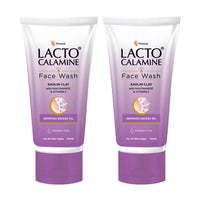 Lacto Calamine Face Wash For Oily Skin |100ml each- Pack of 2 | Kaolin Clay, Niacinamide & Vitamin E | Facewash Reduces Excess Oil, Controls Pimples, Blackheads & Whiteheads |Face wash For Women & Men