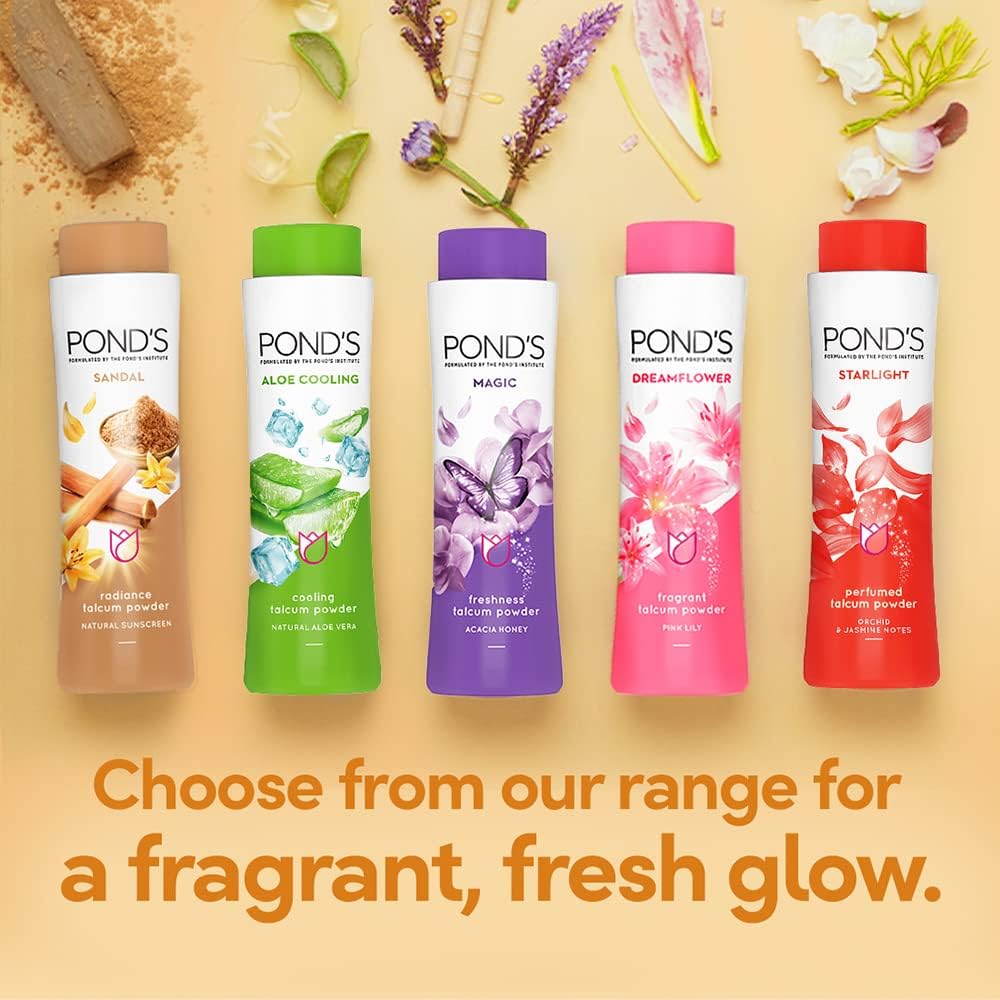 POND'S Sandal Radiance Talcum Powder, Pack of 300 g