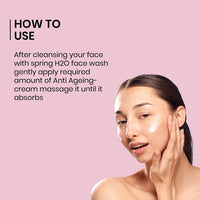 Spring H2O Age Sculpt Anti-Aging Cream – Reduces Wrinkles & Fine Lines | Hydrates & Firms Skin | With Peptides, Hyaluronic Acid | For Youthful, Glowing Skin