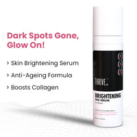ThriveCo Brightening PRO Cleanser + Serum For Women with Probiotic Rice Water, Vit C, Kojic Acid, Alpha Arbutin & Glutathione | Anti-ageing, Boosts Collagen, Clears Skin & Removes Dark Spots