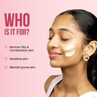 Rivona Naturals Deep Bright Pink Face Cream | Tinted Moisturizer | Long-Lasting Hydration | Light makeup look | Vegan | Niacinamide & Mulberry Extracts | All Skin Type | Glowy, Glass Skin | 50 gm ( Deep shade)