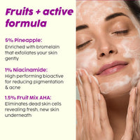 The Plant Fix Plix 5% Pineapple Foaming Facewash For Depigmentation,100ml | Cleanser For Skin Brightening & Even Toned Complexion | Free Of Sulphates, Paraben & Silicones