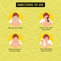 Mancode Daily Action Face Wash for Men with Vitamin C and Alpha Arbutin- Clear Skin, Oil Control, Acne Defense, Dark Spot Reduction, Pollution Protection - Pack of 1 | Men's Face Wash-100ml