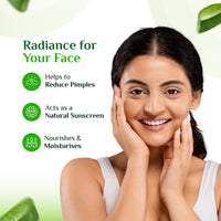 Vcare Aloe Vera Gel for Face and Skin Care - 120g, Day and Night Skin Hydration and Moisturizing Aloe Vera Gel for Dry Skin, Oily Skin for Women and Men | Control Acne and Pimples | Reduce Dark Spots