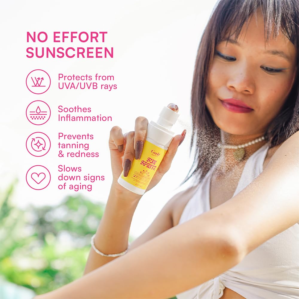 Gush Beauty Sun Spritz Cooling Sunscreen Spray - SPF50 PA++++ UVA+ UVB
