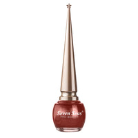 Seven Seas Liquid Color Eyeliner - 5ml | Waterproof | Smudgeproof | Long Lasting | Eyeliner for Women (Rust, 5ml)