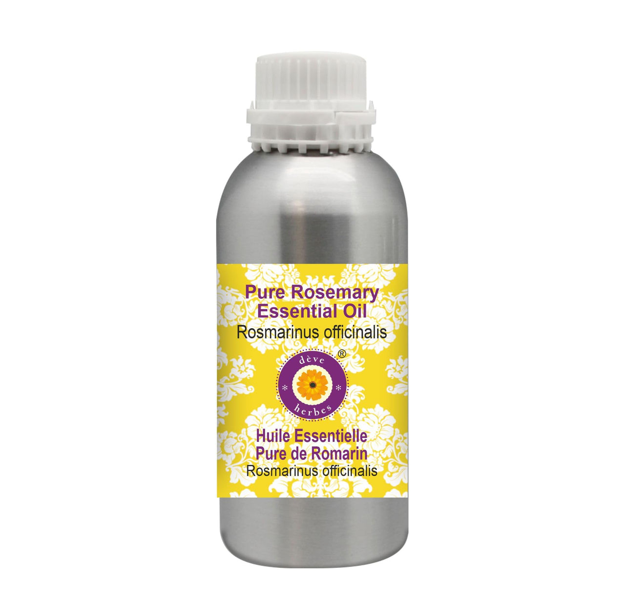 Deve Herbes Rosemary Essential Oil (Rosmarinus officinalis) for Healthy Hair Pure | Non-Sticky | Non-greasy | Lightweight | Men & Women | All Skin Types | Steam Distilled 300ml