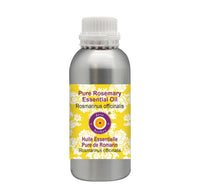 Deve Herbes Rosemary Essential Oil (Rosmarinus officinalis) for Healthy Hair Pure | Non-Sticky | Non-greasy | Lightweight | Men & Women | All Skin Types | Steam Distilled 300ml