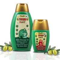 Figaro Baby Massage Oil 400 ml and Figaro Baby Lotion 100 ml