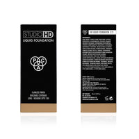 PAC Studio HD Liquid Foundation (2.5) | Lightweight Dewy Satin Finish | Medium to Buildable Coverage | Natural Second Skin like Finish | Suitable for all Skin Types - 28ml
