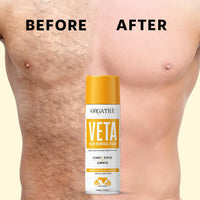 ORGATRE Hair Removal Cream Spray for Men & Women | Painless Body Hair Remover for Chest, Back, Legs, Underarms & Intimate Skin | 200 gm