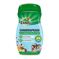 Zandu Chandraprash 900g | 2X Immunity Booster without Heat, All Season Protection Chyawanprash |Blend of 37 Ingredients | Made with Jaggery, No Added Refined Sugar