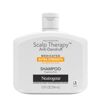 Neutrogena Scalp Therapy Anti-Dandruff Shampoo Extra Strength, Fragrance Free, 12 fl oz