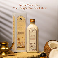 Baby Forest Narial Tailam Organic Cold Pressed Coconut Oil| 100% Natural | Coconut Oil for Baby Skin & Hair Care| Derma Safe | Cruelty-Free | 200 ml | Pack of 1