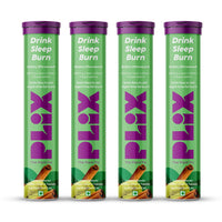 The Plant Fix Plix Green Coffee Bean 15 Effervescent Tablets For Metabolism & Energy Levels With Green Coffee Bean, Garcinia Cambogia, Cinnamon Extract and Wheatgrass, Pack of 4 (Lemon Twist)